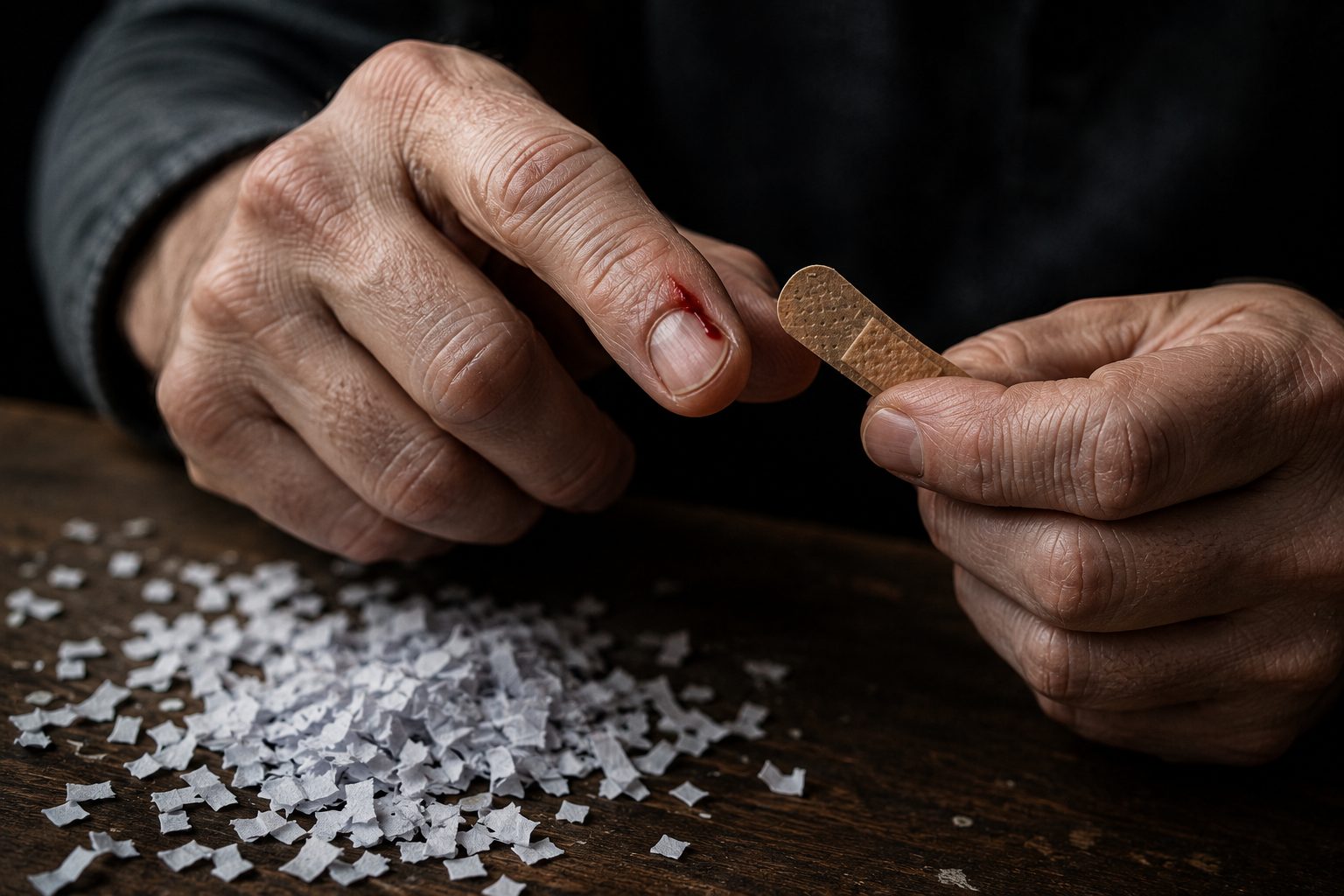 A small loss is a complete trade. A big one isn't.